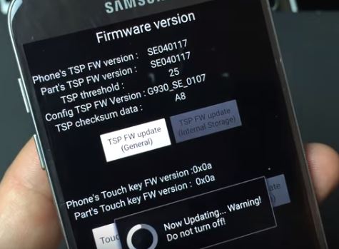 touch screen firmware