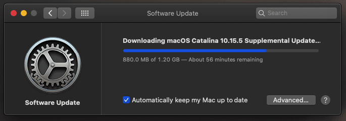 macOS Catalina 10.15.5 Supplemental Update