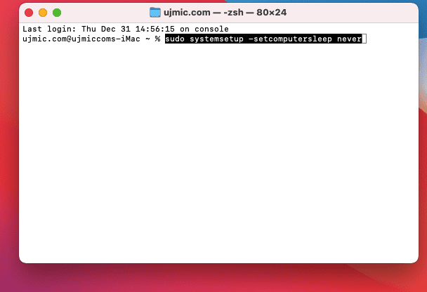 mac sleep command terminal mac sleep command terminal