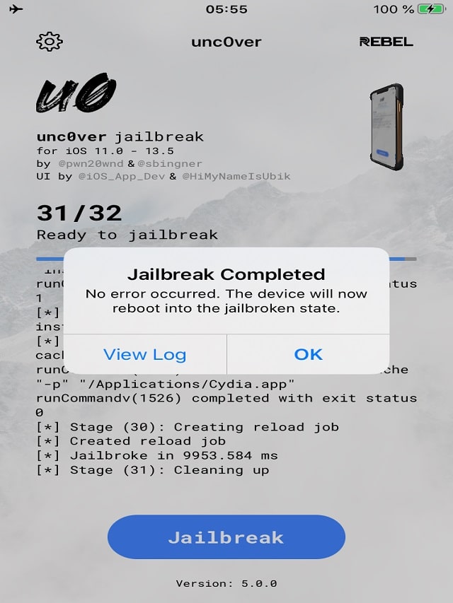 Jailbreak IOS14 with UNcover
