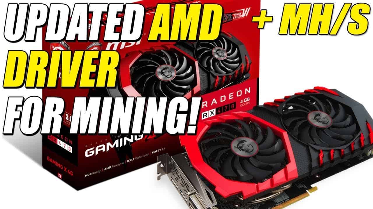AMD optimized drivers for mining