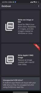 how to create bootable USB on android
