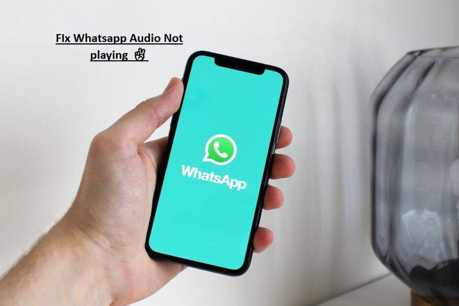 Troubleshooting WhatsApp Desktop Audio Not playing